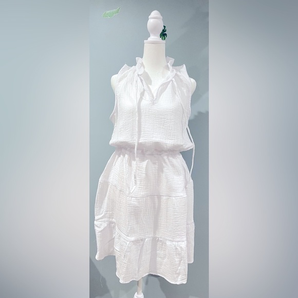 Heroes & Dreamers Tiered Blouson dress, size M - Picture 2 of 6